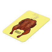 Roast cartoon illustratie magneet (Linkerzijde)