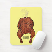 Roast cartoon illustratie muismat (Met muis)