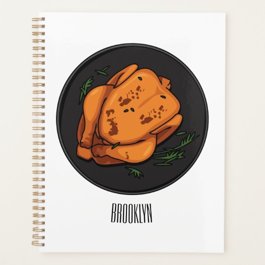 Roast cartoon illustratie planner (Voorkant)