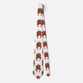 Roast cartoon illustratie stropdas (Voorkant)