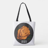 Roast cartoon illustratie tote bag (Achterkant)