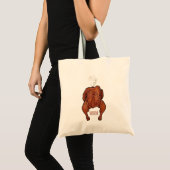 Roast cartoon illustratie tote bag (Voorkant (product))