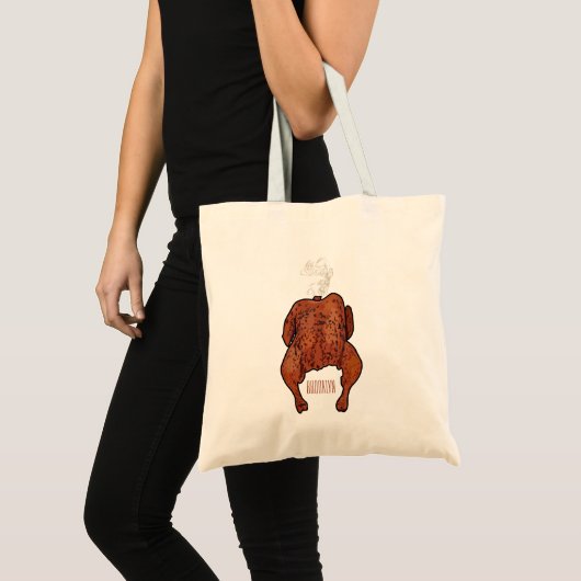 Roast cartoon illustratie tote bag (Voorkant (product))