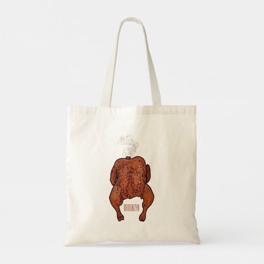Roast cartoon illustratie tote bag (Achterkant)