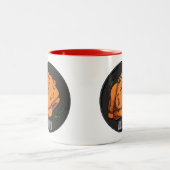 Roast cartoon illustratie tweekleurige koffiemok (Center)