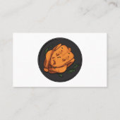 Roast cartoon illustratie visitekaartje (Achterkant)