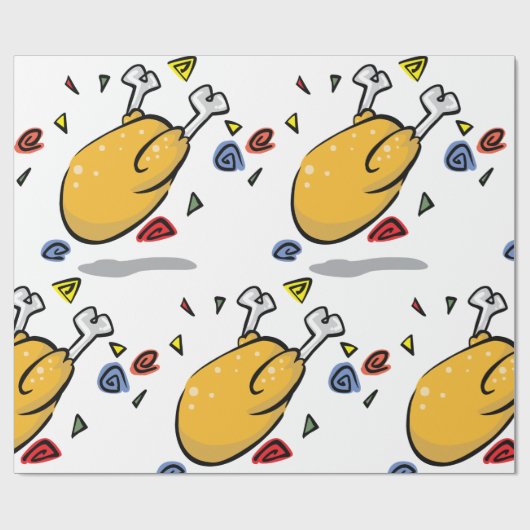 Roast Chicken Cadeaupapier (Vlak)