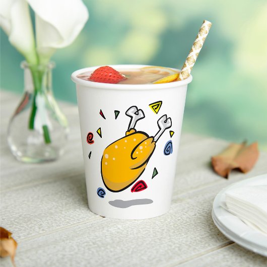Roast Chicken Papieren Bekers