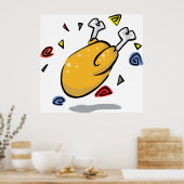 Roast Chicken Poster (Keuken)