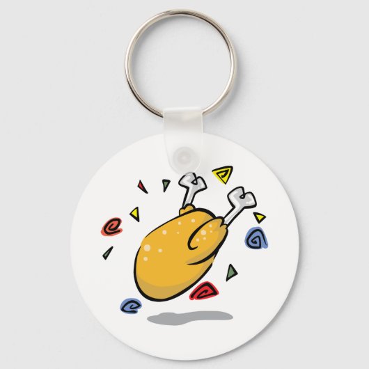 Roast Chicken Sleutelhanger (Voorkant)
