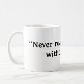 Roast je Donkey nooit zonder boter Koffiemok (Links)