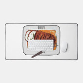 Roast kalkoenen borstschilderij cartoon bureaumat (Keyboard & Muis)