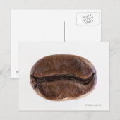 Roast koffieboon, studioshot briefkaart (Voorkant / Achterkant)