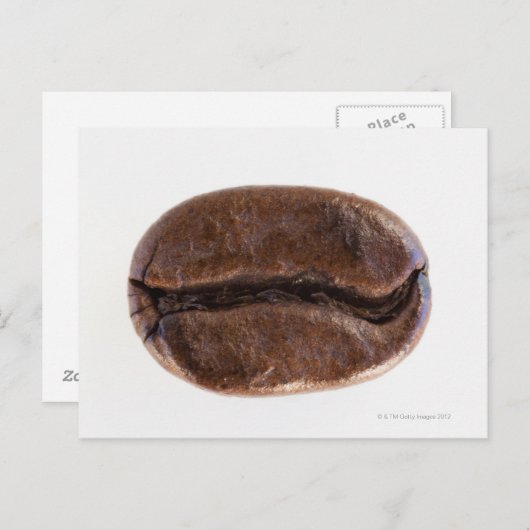 Roast koffieboon, studioshot briefkaart (Voorkant / Achterkant)
