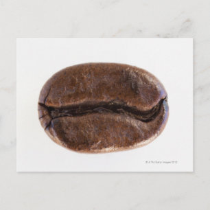 Roast koffieboon, studioshot briefkaart