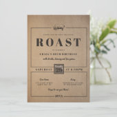 Roast Party-uitnodiging Kaart (Staand voorkant)