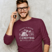 Roast & Roam-A Camping Koffie Affair Design T-shirt