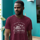 Roast & Roam-A Camping Koffie Affair Design T-shirt