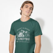 Roast & Roam-A Camping Koffie Affair Design T-shirt