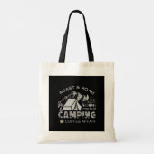 Roast & Roam-A Camping Koffie Affair Design Tote Bag (Achterkant)