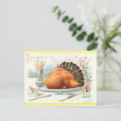 Roast Turkey  Tuck Thanksgiving Briefkaart (Staand voorkant)