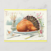 Roast Turkey  Tuck Thanksgiving Briefkaart (Voorkant)