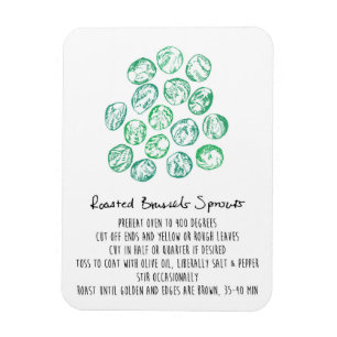 Roasted Brussel Sprouts Recipe Magnet Magneet