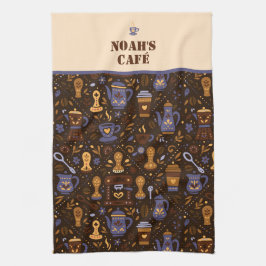 Roastery botanicals & tools — cocoa, caramel theedoek