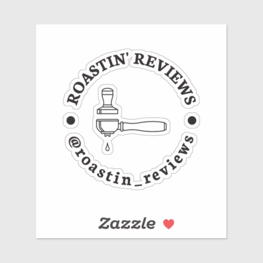 Roastin Review Sticker (Vel)