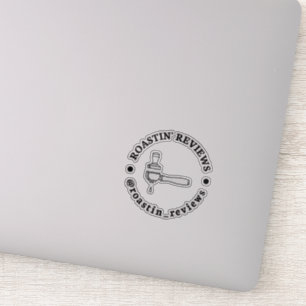 Roastin Review Sticker