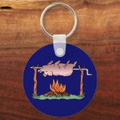 Roasting Varkenspijn Sleutelhanger (Voorkant)