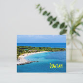 Roatan Beach Briefkaart (Staand voorkant)