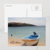 roatán boot briefkaart (Voorkant / Achterkant)