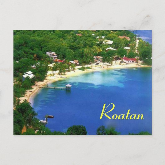 Roatan briefkaart (Voorkant)