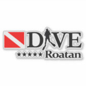 Roatan DV4 Sticker (Voorkant)