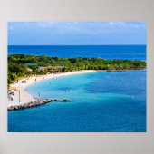 Roatan Honduras Beach Poster (Voorkant)