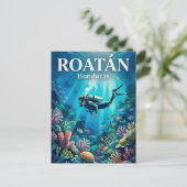 Roatán Honduras Briefkaart (Staand voorkant)