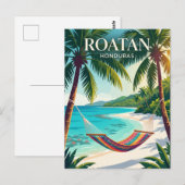 Roatan Honduras Briefkaart (Voorkant / Achterkant)