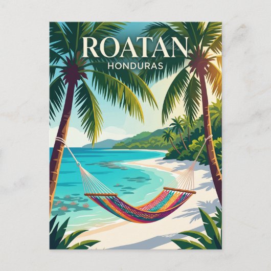 Roatan Honduras Briefkaart (Voorkant)