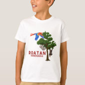 Roatan Honduras Kindershirt T-shirt (Voorkant)
