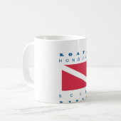 Roatan Honduras Koffiemok (Voorkant links)