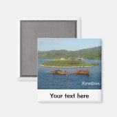 Roatan, Honduras Magneet (Voorkant / Achterkant)