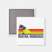 Roatan Honduras Magneet (Voorkant / Achterkant)