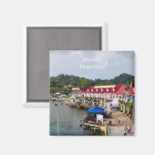 Roatan, Honduras Magneet (Voorkant / Achterkant)