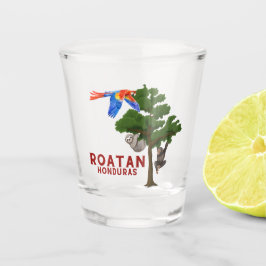 Roatan, Honduras Shot Glass Shot Glas