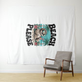 Roatan Honduras Sloth Summer Wandkleed (In Situ (horizontaal))