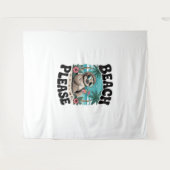 Roatan Honduras Sloth Summer Wandkleed (Voorkant (horizontaal))