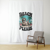 Roatan Honduras Sloth Summer Wandkleed (In situ)