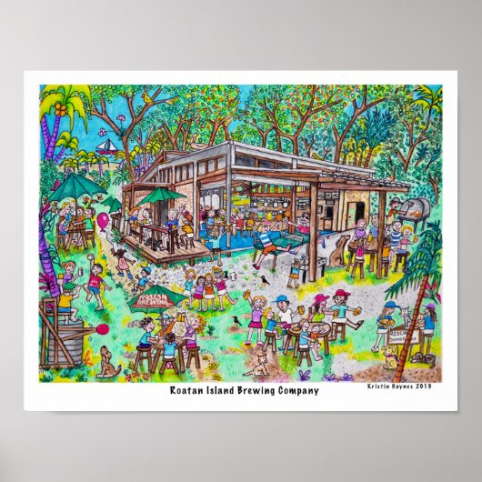 Roatan Island Brewing Company Poster (Voorkant)