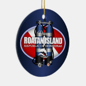 Roatan Island (ST) Keramisch Ornament (Rechts)